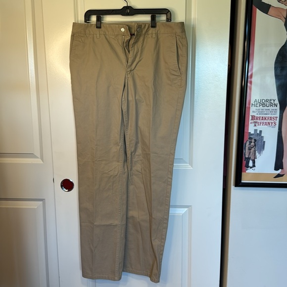 Men's Bonobos Stretch Washed Straight Athletic Chino Pants Tan - Picture 8 of 9